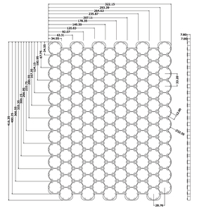 Support de batterie 8S8P à rangées décalées, en ABS+PC ignifuge, pour cellules 32700, accessoire de support en nid d'abeille - Product Image 6