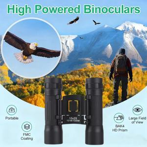 Télescope <span class=keywords><strong>de</strong></span> chasse sportive en plein air, jumelles compactes classiques 10x25, grossissement élevé 10x, télescope professionnel portable - Product Image 2