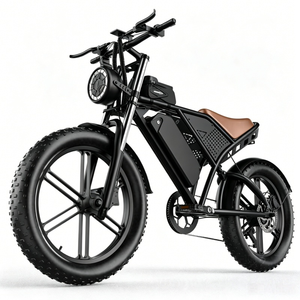 Envío Rápido desde Almacén en China, Bicicleta Eléctrica de Nieve Modelo <span class=keywords><strong>S7</strong></span>, Motor Trasero de 48V y 1200W, Batería de Litio Extraíble, Neumáticos Anchos Retro - Product Image 6