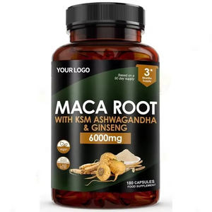Cápsulas de Maca de Alta Calidad, Suplementos para Reforzar el Sistema Inmunitario, Cápsulas de Extracto de Raíz de Maca Negra, Cápsulas de Raíz de Maca Orgánica - Product Image 2