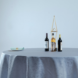 Buy china-Mantel <span class=keywords><strong>para</strong></span> Banquete <span class=keywords><strong>de</strong></span> hotel, restaurante, fiesta <span class=keywords><strong>de</strong></span> boda, barato, azul polvoriento - Product Image 4