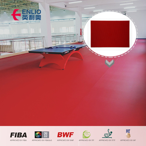 Sol sportif en PVC pour tennis de table <span class=keywords><strong>Paris</strong></span> OG 2024, sol en PVC WTT, tapis de sol professionnel Enlio, revêtement de sol en vinyle avec de bonnes performances - Product Image 4