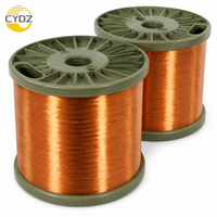 Fil de cuivre émaillé de qualité supérieure pour laboratoire, 0,022 mm, 130°C, QA-1, IEC 60317, pour application d'enroulement de bobine de capteur Fluxgate