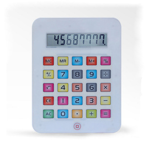 Calcolatrice elettronica di potenza della batteria di grandi dimensioni 8 cifre di forma di Fashion Design - Product Image 4