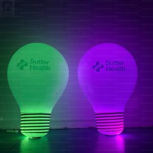 Lampu Bohlam Tiup RGB 2m yang Dapat Berubah Warna, Dekorasi Bermerek untuk Promosi Komersial/Pameran Dagang/Pusat Perbelanjaan Pop-up/Pesta - Product Image 3
