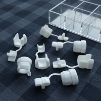 HEAVY POWER Embout de décharge de tension en nylon à angle droit 6n3-4, couleur noire, anti-glissement du cordon d'alimentation, pour appareil électrique