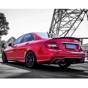 ชุดแต่ง AMG C63 คุณภาพสูงใหม่ ชุดสเกิร์ตข้าง กันชนหน้า/หลัง แบบปลั๊กแอนด์เพลย์ ติดตั้งง่าย รับประกัน 1 ปี สำหรับรถยนต์ C Class W204 - Product Image 3