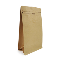 Sachets Doypack Personnalisés Imprimés, Aseptiques, à Valve, Scellables à Chaud, avec Fermeture Éclair Latérale, en Feuille d'Aluminium, pour Grains de Café et Stockage Alimentaire