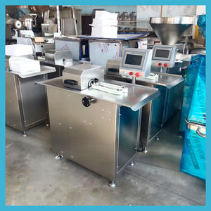 Procesamiento de recorte Máquina de torsión de llenado <span class=keywords><strong>Chorizo</strong></span> Hot Dog Máquina de anudado de salchichas Embutidor y enlazador Anudado de doble cortadora - Product Image 2