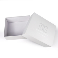 Boîte rigide magnétique personnalisée imprimée en couleur, boîte cadeau à couvercle rabattable, boîte de luxe pour cosmétiques, bijoux, vêtements, emballage