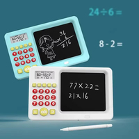 Tablette d'écriture LCD pour enfants, tableau de dessin anglais, machine d'apprentissage des mathématiques, calculatrice, machine d'arithmétique mentale, jouet éducatif