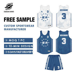 Set di Maglie da Basket Stampate su Due Lati, Taglie Forti |   Divisa Reversibile Personalizzata Unisex per Squadre Scolastiche e Leghe - Product Image 1