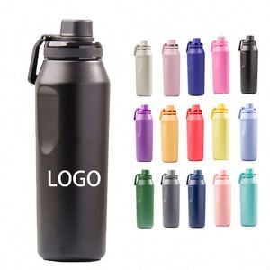 Bouteille isotherme en acier inoxydable 800 ml, style mode, grande capacité, portable, pour sport et voyage en extérieur - Product Image 6