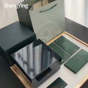 Nhà Sản Xuất Tùy Chỉnh Đàn Piano Sơn Màu Xanh Lá Cây Đồng Hồ Quà Tặng Lưu Trữ Sang Trọng Đồng Hồ Bao Bì Biểu Tượng Tùy Chỉnh Rỗng Hộp Đồng Hồ - Product Image 2