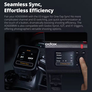 Godox AD600BM II AD600BMII внешняя наружная студийная камера второго поколения, вспышка 600 Вт, мощный свет для фотосъемки - Product Image 3