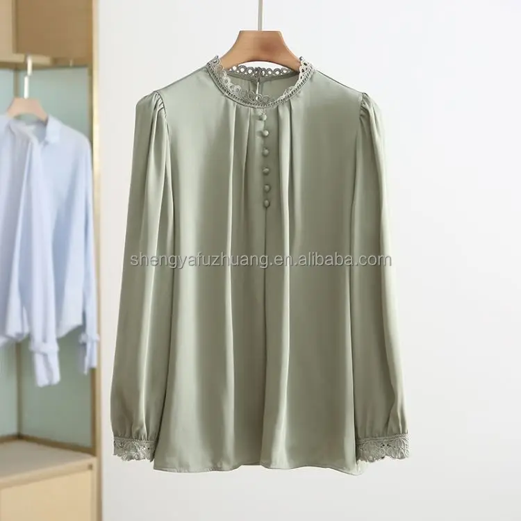 New loose Chiffon women's shirt spring and summer fashion casual Korean women's shirt