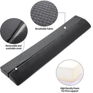 Du Babo Triangular Lumbar Support Pillow Sponge Filling Washable <b>Bed</b> Headboard Cushion Reading Rest Pillow - Product Image 2