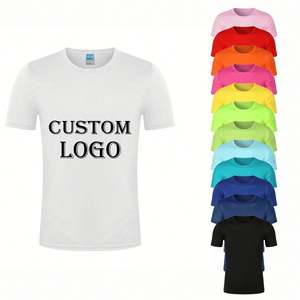 Blank Sublimation Shirts 100 <b>Polyester</b> T Shirt Wholesale Promotional T-shirts Plain White <b>Tshirt</b> Printing Custom T Shirt for Men - Product Image 1
