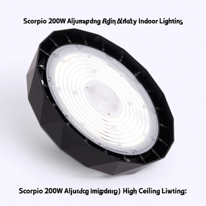 Plafoniera Scorpio 200W Regolabile ad Alta Efficienza per Illuminazione Interna - Product Image 2