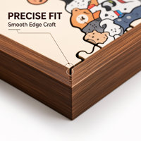 Puzzle en bois DIY, jouet musical stimulant l'esprit, design extraterrestre avec cadre photo, cadeau pour enfants
