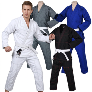 Equipo de artes marciales de Taekwondo de Color sólido para hombres de alta calidad a un precio inmejorable Jiu Jitsu brasileño ligero Gi - Product Image 1