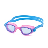 Lunettes de natation pour enfants avec boucle dorsale, lentilles HD anti-buée, silicone écologique imperméable, logo personnalisé pour enfants
