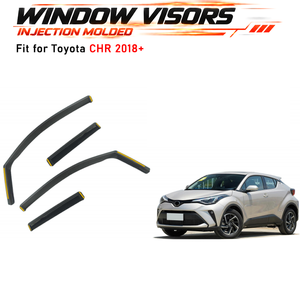 Déflecteurs de fenêtre latérale pare-pluie pour Toyota Cruiser 2019-2020 accessoires auto - Product Image 1