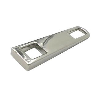 Deslizador de Cremallera Metálico de Alta Calidad con Bloqueo Automático, Chapado en Aleación de Zinc, Sin Níquel, con Patrones de Estrella, Corazón y Mariposa, Logotipo Personalizado - Product Image 1