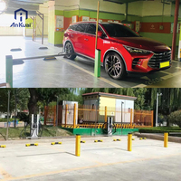 Barrière de parking compacte VIP mini avec bras droit de 1,5 m, IP56, pour usage extérieur résidentiel et commercial