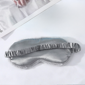 Mặt nạ mắt sang trọng, mặt nạ mắt giống như satin, mặt nạ mắt đen, với dây thun. - Product Image 2