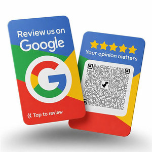 การ์ดรีวิว Google แบบ NFC & QR Code ป้ายอะคริลิคปรับแต่งได้ แตะเพื่อรีวิว แสดงผลบนโซเชียลมีเดีย สำหรับร้านอาหาร ร้านเสริมสวย โรงแรม ร้านค้า - Product Image 1