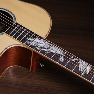 กีตาร์โปร่งไฟฟ้า XLARRY Wings คุณภาพสูง ไม้หน้า Spruce ไม้หลัง Walnut ขนาด 41 นิ้ว - Product Image 4