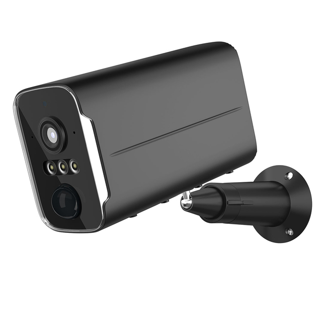 LCLCTEK WIFI Battery Security Camera 4MP Full Color Floodlight Camera Wifi IP66 Outdoor Wireless CCTV Camera
