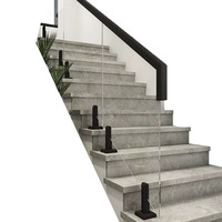 Système de balustrade sans cadre en acier inoxydable sur mesure, découpé sur mesure, pour escalier et balcon, design moderne pour la maison