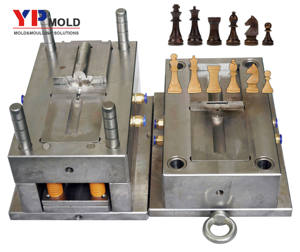 O serviço do molde personalizou o molde por injeção plástico do grupo gigante exterior plástico da xadrez do jogo para a injeção plástica - Product Image 1