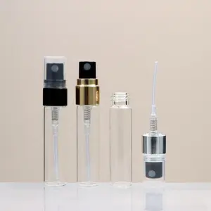 Botol atomizer semprot parfum kaca 5ml ukuran perjalanan saku dapat diisi ulang