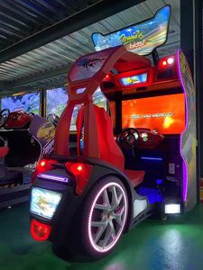 Simulador de Carreras de Coches a Escala Operado con Monedas, Simulador de Conducción de Plástico y Metal, Cabina de Simulación de Carreras, Máquina de Juego Arcade FEC - Product Image 2