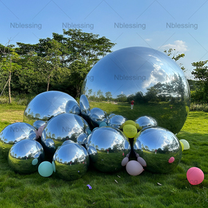 <b>Customized</b> Inflatable Mirror <b>Balloon</b> Pvc Ball for Event Decoration Big Shiny Balls Inflatable Mirrior Ball Inflatable Mirror Bal - Product Image 5