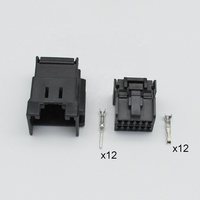 Connecteur Électrique Automobile Mâle-Femelle 12 Broches Type 040 avec Boîtier Scellé Prise et Douille 174058-2 174045-2