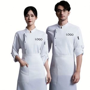 Coat Custom Kitchen Cooking Restaurant Work Green Mesh Men Uniform With Logo Personal Chef <b>Jacket</b> <b>Women</b> Pink - Product Image 1