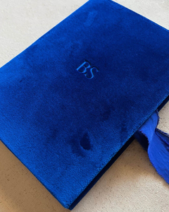 Agenda Personalizada con Tapa Dura de Terciopelo y Logotipo Personalizado, Diario, Libro de Promesas, Planificador Personalizado, Libro de Visitas para Bodas - Product Image 4