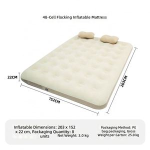 Colchón Inflable de Viaje Impermeable Multitamaño, Fácil de Transportar, para Camping - Product Image 4