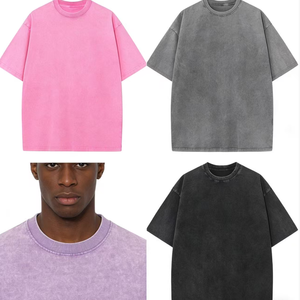 T-shirts personnalisés avec logo OEM, fabricants de t-shirts en coton noir 100% lourd, lavage à l'acide, graphisme vintage <span class=keywords><strong>Dragon</strong></span> <span class=keywords><strong>Ball</strong></span> DBZ Anime pour hommes - Product Image 5