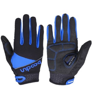 Gants de cyclisme en silicone GEL Boton bleus unisexes pour adultes - Product Image 3
