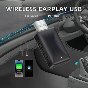 Adaptador Inalámbrico CarPlay y Android Auto Actualizado 2025, Tamaño Mini 2 en 1, USB-C/Tipo C, Plástico, 1 Año de Garantía - Product Image 2