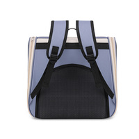 Sac à dos de transport pour animaux de compagnie, nouveau style, luxe, en maille, grand, transparent, respirant, imperméable, pour chats et chiens, pour l'extérieur