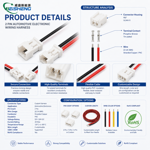 Fil de fer de 1,25 mm, faisceau de câbles électroniques personnalisé 3C avec isolation en nylon - Product Image 3