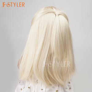 FSTYLER синтетический мохер, полуподъем, <span class=keywords><strong>18</strong></span> дюймов, американская девушка, оптовая продажа, оптовая продажа, аксессуары для кукол, парик для кукол - Product Image 4