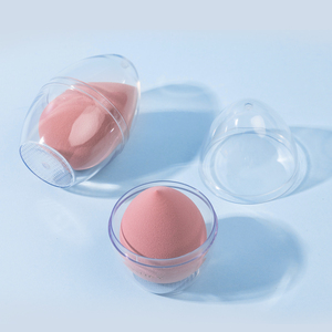 Cao cấp <span class=keywords><strong>New</strong></span> Rose Red Water Drop Powder Puff Blender mịn hình dạng trang điểm miếng bọt biển nhà máy - Product Image 1