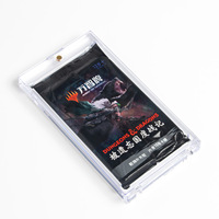 Zeno One Touch Fashion Model S9002 – Porte-cartes magnétique robuste en plastique avec protection UV à 100 %, format standard, lot de recharges